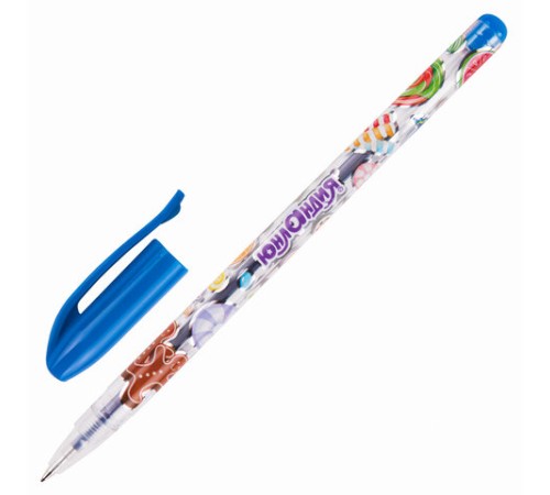 Ручки гелевые ЮНЛАНДИЯ, НАБОР 12 ЦВЕТОВ, корпус с печатью, узел 0,5 мм, линия письма 0,35 мм, 142800