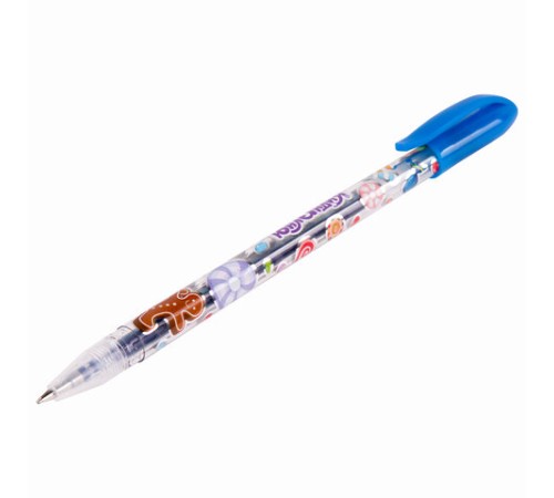 Ручки гелевые ЮНЛАНДИЯ, НАБОР 12 ЦВЕТОВ, корпус с печатью, узел 0,5 мм, линия письма 0,35 мм, 142800