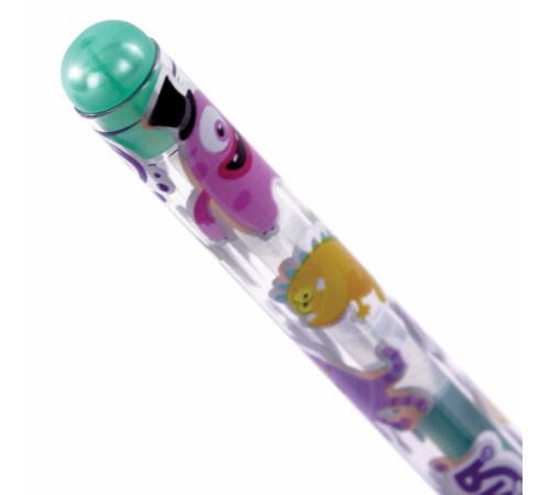 Ручки гелевые ЮНЛАНДИЯ, НАБОР 6 ЦВЕТОВ, МЕТАЛЛИК, с печатью, узел 0,7 мм, линия письма 0,5 мм, 142801