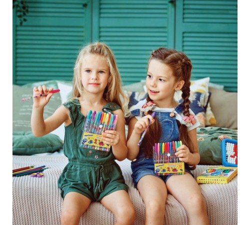 Ручки гелевые ЮНЛАНДИЯ, НАБОР 6 ЦВЕТОВ, БЛЕСТКИ, корпус с печатью, узел 0,7 мм, линия письма 0,5 мм, 142802