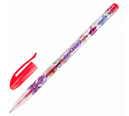 Ручки гелевые ЮНЛАНДИЯ, НАБОР 6 ЦВЕТОВ, БЛЕСТКИ, корпус с печатью, узел 0,7 мм, линия письма 0,5 мм, 142802