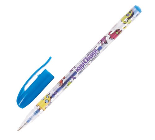 Ручки гелевые ЮНЛАНДИЯ, НАБОР 6 ЦВЕТОВ, НЕОН, корпус с печатью, узел 0,7 мм, линия письма 0,5 мм, 142804