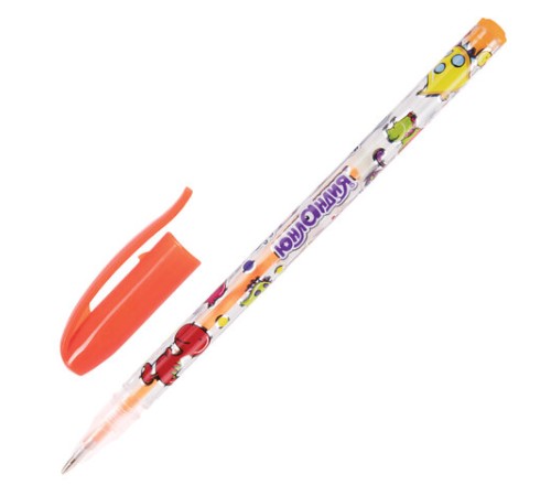 Ручки гелевые ЮНЛАНДИЯ, НАБОР 6 ЦВЕТОВ, НЕОН, корпус с печатью, узел 0,7 мм, линия письма 0,5 мм, 142804