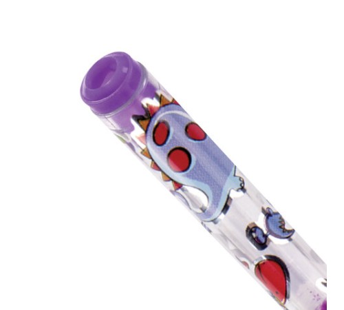 Ручки гелевые ЮНЛАНДИЯ, НАБОР 6 ЦВЕТОВ, НЕОН, корпус с печатью, узел 0,7 мм, линия письма 0,5 мм, 142804