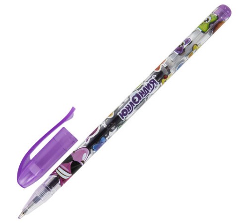 Ручки гелевые ЮНЛАНДИЯ, НАБОР 12 ЦВЕТОВ, БЛЕСТКИ, корпус с печатью, узел 0,7 мм, линия письма 0,5 мм, 142805