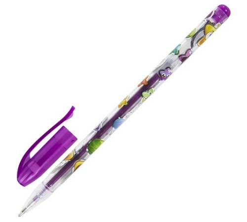 Ручки гелевые ЮНЛАНДИЯ, НАБОР 12 ЦВЕТОВ, БЛЕСТКИ, корпус с печатью, узел 0,7 мм, линия письма 0,5 мм, 142805