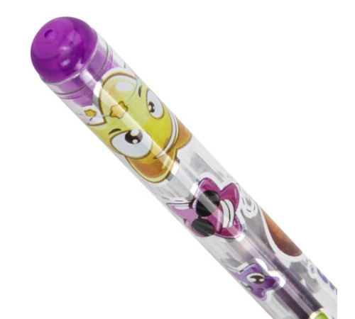 Ручки гелевые ЮНЛАНДИЯ, НАБОР 12 ЦВЕТОВ, БЛЕСТКИ, корпус с печатью, узел 0,7 мм, линия письма 0,5 мм, 142805