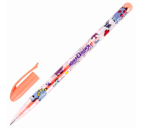 Ручки гелевые ЮНЛАНДИЯ, НАБОР 12 ЦВЕТОВ, НЕОН, корпус с печатью, узел 0,7 мм, линия письма 0,5 мм, 142806