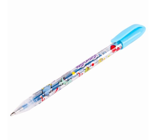 Ручки гелевые ЮНЛАНДИЯ, НАБОР 12 ЦВЕТОВ, НЕОН, корпус с печатью, узел 0,7 мм, линия письма 0,5 мм, 142806