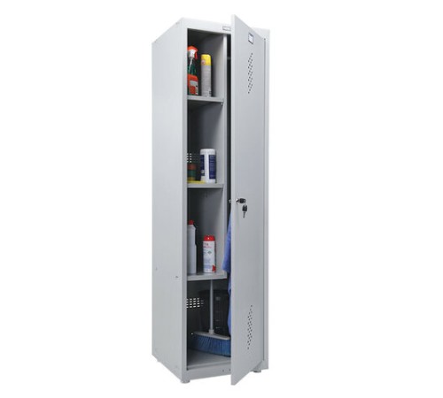 Шкаф металлический хозяйственный ПРАКТИК "ML-11-50U" (LS-11-50), 2 отделения, 1830х500х500 мм, 26 кг, разборный, S23099404602 Шкаф металлический хозяйственный ПРАКТИК "ML-11-50U" (LS-11-50), 2 отделения, 1830х500х500 мм, 26 кг, разборный, S23099404602