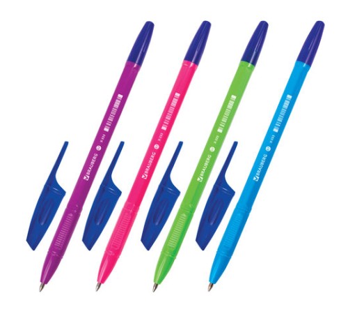 Ручка шариковая BRAUBERG "X-333" NEON SOLID, СИНЯЯ, корпус ассорти, узел 0,7 мм, линия письма 0,35 мм, 142831 Ручка шариковая BRAUBERG "X-333" NEON SOLID, СИНЯЯ, корпус ассорти, узел 0,7 мм, линия письма 0,35 мм, 142831