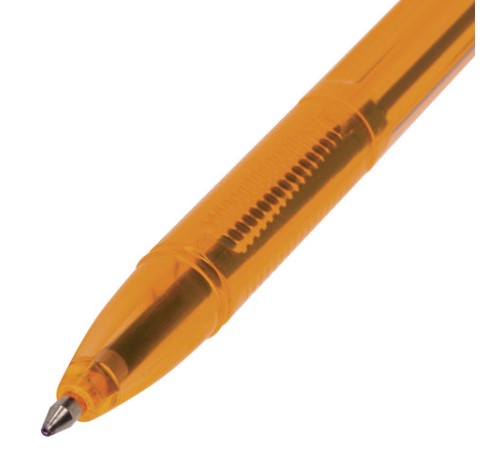 Ручка шариковая BRAUBERG "X-333" AMBER, СИНЯЯ, корпус тонированный оранжевый, узел 0,7 мм, линия письма 0,35 мм, 142832 Ручка шариковая BRAUBERG "X-333" AMBER, СИНЯЯ, корпус тонированный оранжевый, узел 0,7 мм, линия письма 0,35 мм, 142832