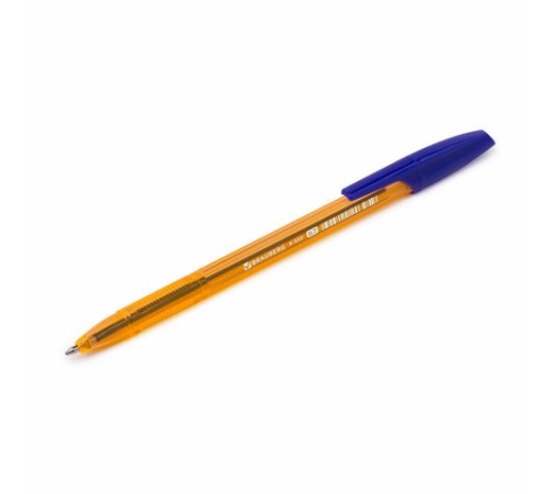 Ручка шариковая BRAUBERG "X-333" AMBER, СИНЯЯ, корпус тонированный оранжевый, узел 0,7 мм, линия письма 0,35 мм, 142832 Ручка шариковая BRAUBERG "X-333" AMBER, СИНЯЯ, корпус тонированный оранжевый, узел 0,7 мм, линия письма 0,35 мм, 142832