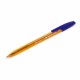 Ручка шариковая BRAUBERG "X-333" AMBER, СИНЯЯ, корпус тонированный оранжевый, узел 0,7 мм, линия письма 0,35 мм, 142832