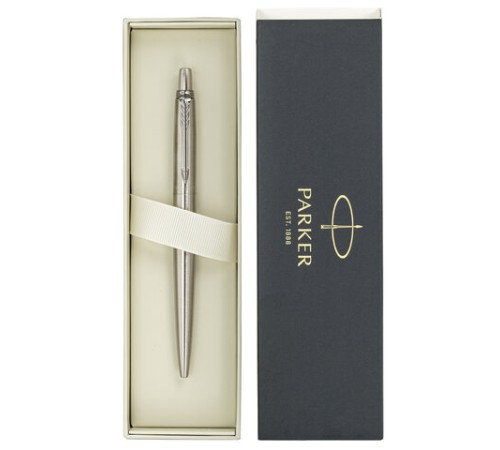 Ручка гелевая PARKER "Jotter Stainless Steel CT", корпус серебристый, детали из нержавеющей стали, черная, 2020646 Ручка гелевая PARKER "Jotter Stainless Steel CT", корпус серебристый, детали из нержавеющей стали, черная, 2020646