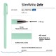 Ручка шариковая BRUNO VISCONTI "SlimWrite", "Zefir", СИНЯЯ, корпус ассорти, узел 0,5 мм, линия письма 0,3 мм, 20-0204