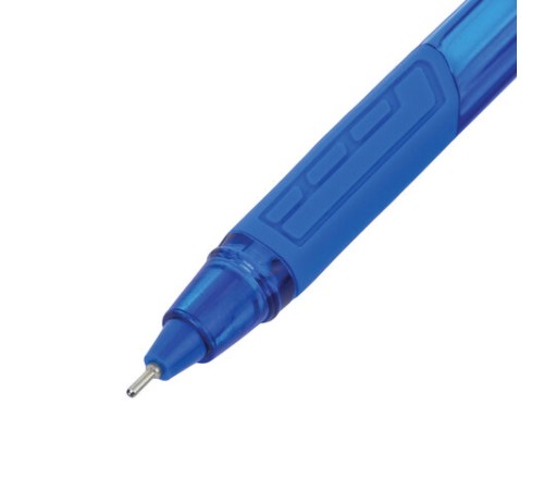 Ручка шариковая масляная BRAUBERG "Extra Glide GT Tone", СИНЯЯ, узел 0,7 мм, линия письма 0,35 мм, 142922