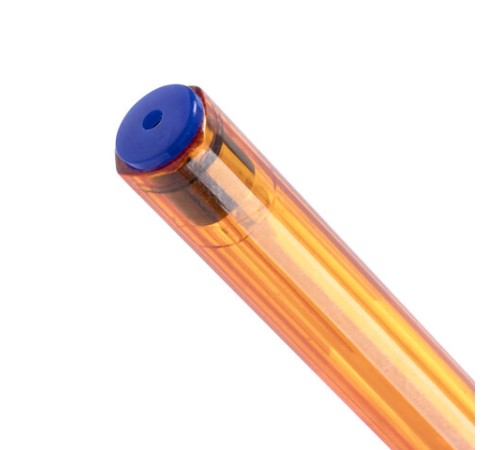 Ручка шариковая масляная BRAUBERG "Extra Glide GT Tone Orange", СИНЯЯ, узел 0,7 мм, линия письма 0,35 мм, 142923