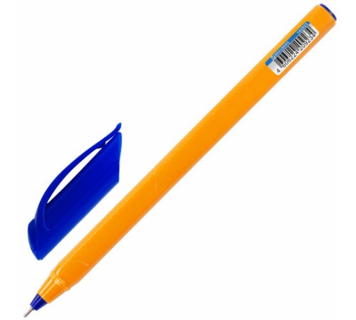 Ручка шариковая масляная BRAUBERG "Extra Glide Orange", СИНЯЯ, трехгранная, узел 0,7 мм, линия письма 0,35 мм, 142925 Ручка шариковая масляная BRAUBERG "Extra Glide Orange", СИНЯЯ, трехгранная, узел 0,7 мм, линия письма 0,35 мм, 142925