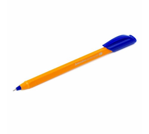 Ручка шариковая масляная BRAUBERG "Extra Glide Orange", СИНЯЯ, трехгранная, узел 0,7 мм, линия письма 0,35 мм, 142925 Ручка шариковая масляная BRAUBERG "Extra Glide Orange", СИНЯЯ, трехгранная, узел 0,7 мм, линия письма 0,35 мм, 142925