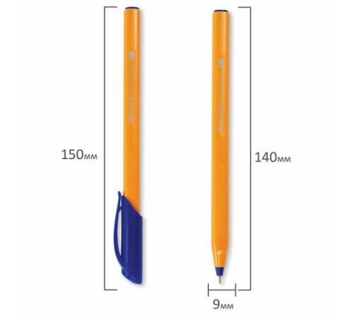 Ручка шариковая масляная BRAUBERG "Extra Glide Orange", СИНЯЯ, трехгранная, узел 0,7 мм, линия письма 0,35 мм, 142925 Ручка шариковая масляная BRAUBERG "Extra Glide Orange", СИНЯЯ, трехгранная, узел 0,7 мм, линия письма 0,35 мм, 142925
