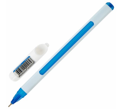 Ручка шариковая масляная BRAUBERG "Extra Glide Soft White", СИНЯЯ, узел 0,7 мм, линия письма 0,35 мм, 142927 Ручка шариковая масляная BRAUBERG "Extra Glide Soft White", СИНЯЯ, узел 0,7 мм, линия письма 0,35 мм, 142927