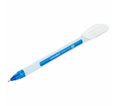 Ручка шариковая масляная BRAUBERG "Extra Glide Soft White", СИНЯЯ, узел 0,7 мм, линия письма 0,35 мм, 142927 Ручка шариковая масляная BRAUBERG "Extra Glide Soft White", СИНЯЯ, узел 0,7 мм, линия письма 0,35 мм, 142927
