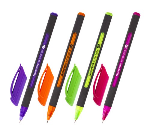 Ручка шариковая масляная BRAUBERG "Extra Glide Soft Color", СИНЯЯ, узел 0,7 мм, линия письма 0,35 мм, 142928 Ручка шариковая масляная BRAUBERG "Extra Glide Soft Color", СИНЯЯ, узел 0,7 мм, линия письма 0,35 мм, 142928