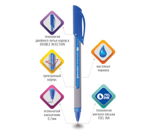 Ручка шариковая масляная BRAUBERG 