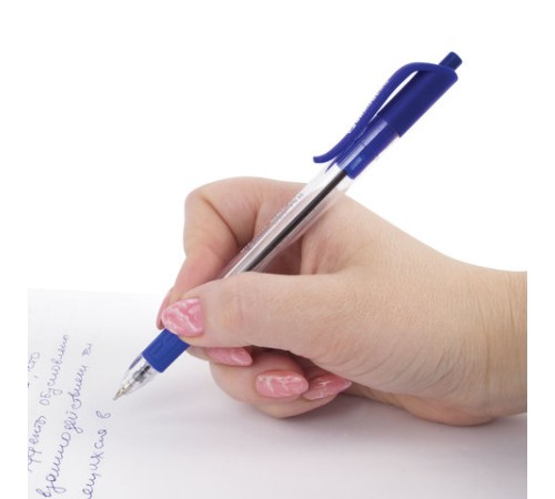 Ручка шариковая масляная автоматическая BRAUBERG 