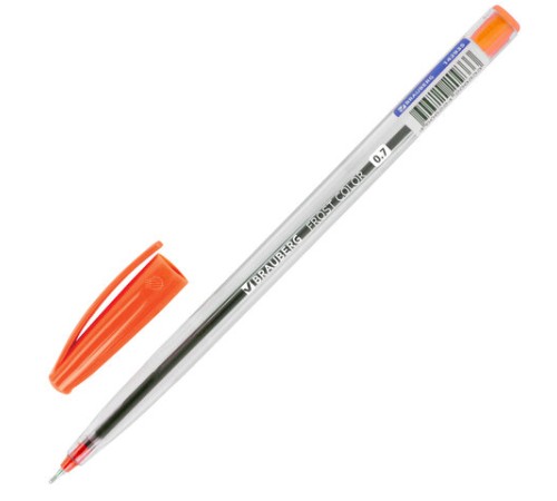 Ручка шариковая масляная BRAUBERG "Frost Color", СИНЯЯ, ассорти, узел 0,6 мм, линия письма 0,3 мм, 142935 Ручка шариковая масляная BRAUBERG "Frost Color", СИНЯЯ, ассорти, узел 0,6 мм, линия письма 0,3 мм, 142935