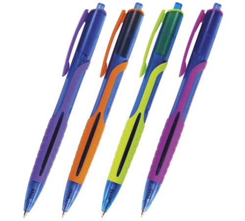 Ручка шариковая масляная автоматическая BRAUBERG 