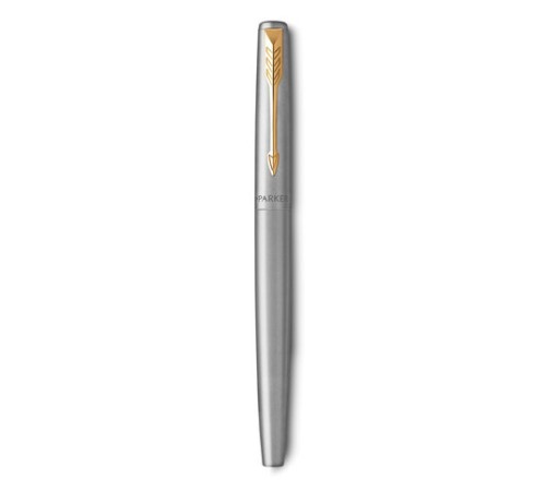 Ручка перьевая PARKER "Jotter Stainless Steel GT", корпус серебристый, позолота, синяя, 2030948 Ручка перьевая PARKER "Jotter Stainless Steel GT", корпус серебристый, позолота, синяя, 2030948