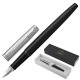 Ручка перьевая PARKER "Jotter Bond Street Black CT", черный, детали нержавеющая сталь, синяя, 2030947
