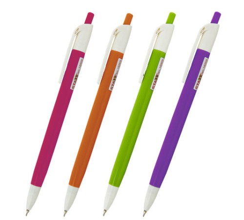 Ручка шариковая масляная автоматическая STAFF 