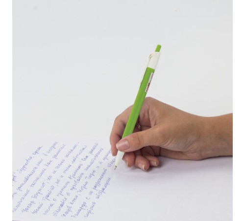 Ручка шариковая масляная автоматическая STAFF 