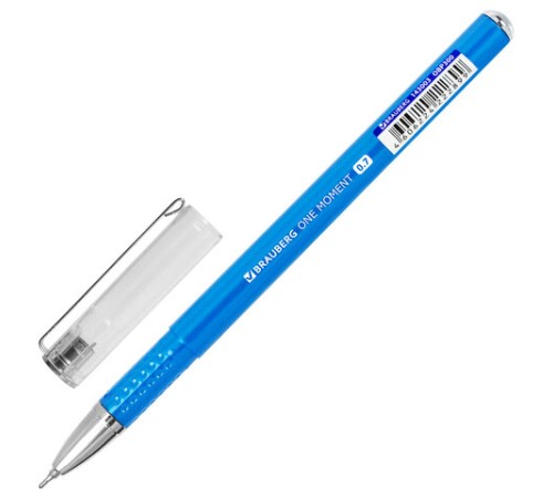 Ручка шариковая масляная BRAUBERG "ONE MOMENT COLOR", СИНЯЯ, корпус ассорти, В ДИСПЛЕЕ, игольчатый узел 0,7 мм, линия письма 0,35 мм, 143003 Ручка шариковая масляная BRAUBERG "ONE MOMENT COLOR", СИНЯЯ, корпус ассорти, В ДИСПЛЕЕ, игольчатый узел 0,7 мм, линия письма 0,35 мм, 143003