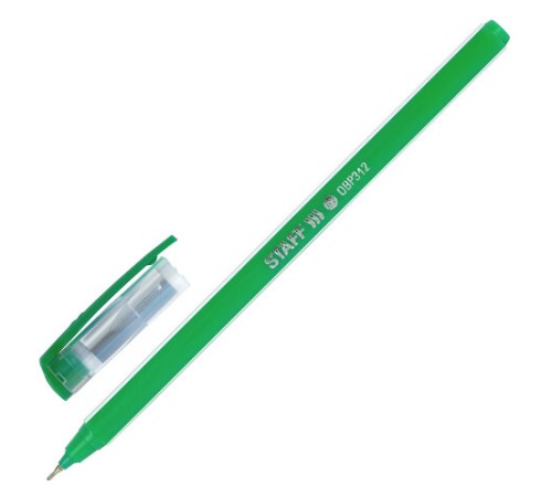 Ручка шариковая масляная STAFF Basic "OBP-312", СИНЯЯ, корпус ассорти, узел 0,7 мм, линия письма 0,35 мм, 143012 Ручка шариковая масляная STAFF Basic "OBP-312", СИНЯЯ, корпус ассорти, узел 0,7 мм, линия письма 0,35 мм, 143012