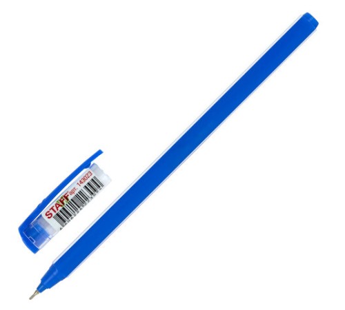 Ручка шариковая масляная STAFF Basic "OBP-320", СИНЯЯ, корпус голубой, узел 0,7 мм, линия письма 0,35 мм, 143023 Ручка шариковая масляная STAFF Basic "OBP-320", СИНЯЯ, корпус голубой, узел 0,7 мм, линия письма 0,35 мм, 143023