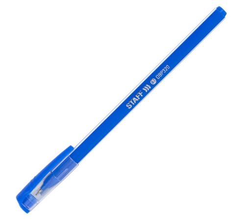 Ручка шариковая масляная STAFF Basic "OBP-320", СИНЯЯ, корпус голубой, узел 0,7 мм, линия письма 0,35 мм, 143023 Ручка шариковая масляная STAFF Basic "OBP-320", СИНЯЯ, корпус голубой, узел 0,7 мм, линия письма 0,35 мм, 143023