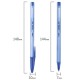 Ручка шариковая масляная BIC "Cristal Soft", СИНЯЯ, корпус тонированный, узел 1,2 мм, линия 0,35 мм, 951434