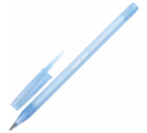 Ручка шариковая ОФИСМАГ i-STICK, СИНЯЯ, пишущий узел 0,7 мм, линия письма 0,35 мм, 143227, BP228 Ручка шариковая ОФИСМАГ i-STICK, СИНЯЯ, пишущий узел 0,7 мм, линия письма 0,35 мм, 143227, BP228