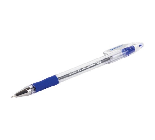 Ручка шариковая масляная с грипом BRAUBERG "Model-XL" ORIGINAL, СИНЯЯ, узел 0,7 мм, линия письма 0,35 мм, 143242 Ручка шариковая масляная с грипом BRAUBERG "Model-XL" ORIGINAL, СИНЯЯ, узел 0,7 мм, линия письма 0,35 мм, 143242