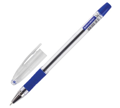 Ручка шариковая масляная с грипом BRAUBERG "Model-XL" ORIGINAL, СИНЯЯ, узел 0,7 мм, линия письма 0,35 мм, 143242 Ручка шариковая масляная с грипом BRAUBERG "Model-XL" ORIGINAL, СИНЯЯ, узел 0,7 мм, линия письма 0,35 мм, 143242