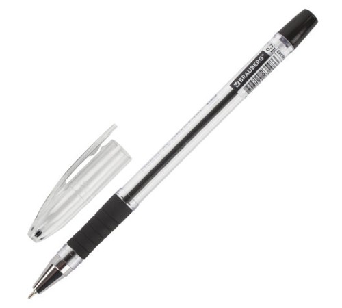 Ручка шариковая масляная с грипом BRAUBERG "Model-XL" ORIGINAL, ЧЕРНАЯ, узел 0,7 мм, линия письма 0,35 мм, 143243 Ручка шариковая масляная с грипом BRAUBERG "Model-XL" ORIGINAL, ЧЕРНАЯ, узел 0,7 мм, линия письма 0,35 мм, 143243
