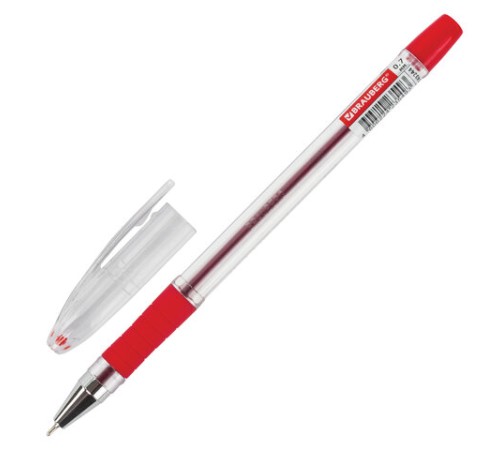 Ручка шариковая масляная с грипом BRAUBERG "Model-XL" ORIGINAL, КРАСНАЯ, узел 0,7 мм, линия письма 0,35 мм, 143244 Ручка шариковая масляная с грипом BRAUBERG "Model-XL" ORIGINAL, КРАСНАЯ, узел 0,7 мм, линия письма 0,35 мм, 143244
