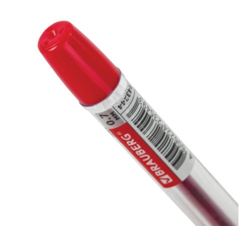 Ручка шариковая масляная с грипом BRAUBERG "Model-XL" ORIGINAL, КРАСНАЯ, узел 0,7 мм, линия письма 0,35 мм, 143244 Ручка шариковая масляная с грипом BRAUBERG "Model-XL" ORIGINAL, КРАСНАЯ, узел 0,7 мм, линия письма 0,35 мм, 143244