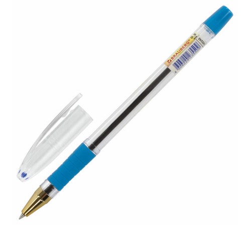 Ручка шариковая масляная с грипом BRAUBERG "Model-XL GLD", СИНЯЯ, узел 0,5 мм, линия письма 0,25 мм, 143245 Ручка шариковая масляная с грипом BRAUBERG "Model-XL GLD", СИНЯЯ, узел 0,5 мм, линия письма 0,25 мм, 143245