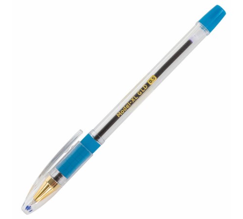 Ручка шариковая масляная с грипом BRAUBERG "Model-XL GLD", СИНЯЯ, узел 0,5 мм, линия письма 0,25 мм, 143245 Ручка шариковая масляная с грипом BRAUBERG "Model-XL GLD", СИНЯЯ, узел 0,5 мм, линия письма 0,25 мм, 143245