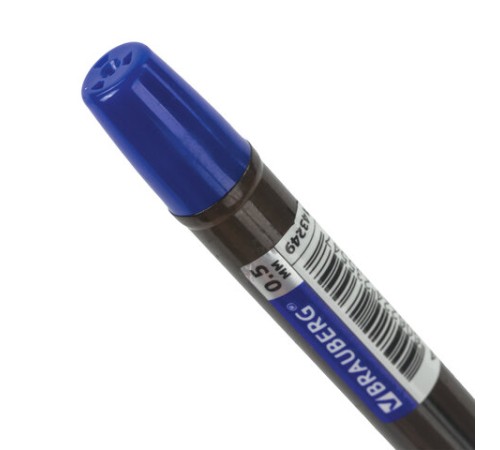 Ручка шариковая масляная с грипом BRAUBERG "Model-XL PRO", СИНЯЯ, узел 0,5 мм, линия письма 0,25 мм, 143249 Ручка шариковая масляная с грипом BRAUBERG "Model-XL PRO", СИНЯЯ, узел 0,5 мм, линия письма 0,25 мм, 143249